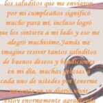 Agradeciendo con el corazón: mi carta de agradecimiento por mi cumpleaños
