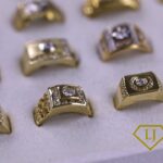 Anillo de oro con piedra azul para hombre dónde encontrarlo