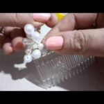 Aprende a colocar un tocado con peineta de forma fácil y elegante