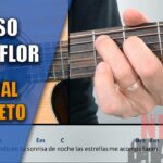 Aprende a tocar Al partir un beso y una flor Tutorial fácil