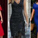 Brillo y movimiento: La tendencia de los vestidos de fiesta con flecos para el 2020