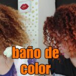 Cabello radiante: baño de color cobrizo sobre castaño