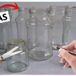 Centro de mesa con botes de vidrio: una decoración sencilla y original