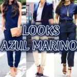 Combinación perfecta: Mono azul marino y chaqueta para un look elegante y moderno