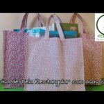 Cómo hacer una bolsa de tela con base cuadrada en 5 pasos