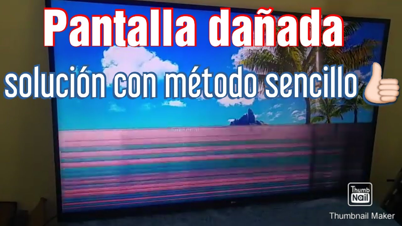 Cómo solucionar rayas de colores en la pantalla del televisor - Tras Tucada