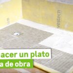 Construye tu propio plato de ducha de obra Guía y Costos