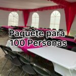 Costo de alquiler de carpa para eventos con capacidad para 50 personas