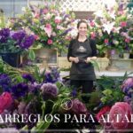 Crea un ambiente especial en tu boda con nuestro centro de flores para altar
