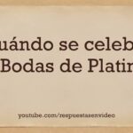 ¿Cuántos años son las bodas de platino? Descubre la respuesta aquí