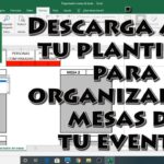 Descarga gratis la mejor plantilla para distribución de mesas en bodas en Word
