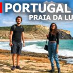 Descubre la belleza natural de la Playa de la Luz en Portugal