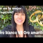 Diferencia de precio entre oro blanco y oro amarillo