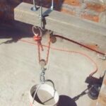 El funcionamiento de la garrucha con rodaja para levantar objetos