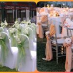 Embellece tu boda con elegantes adornos de sillas