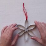 Estrellas de Navidad con rollos de papel tutorial fácil y creativo