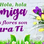 Flores para una amiga única y especial