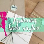 Invitaciones de boda rústicas con encanto vintage