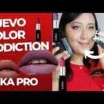 Labios irresistibles con el tono frambuesa de esta barra de labios