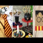 Mesas de dulces mágicas para una fiesta al estilo de Harry Potter