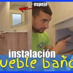 Muebles de baño con patas Lavabo y espejo incluidos