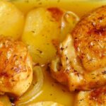 Muslos de pollo rellenos al horno con cerveza receta fácil y deliciosa