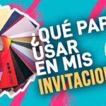 Papel ideal para invitaciones de boda: guía completa para elegir el mejor