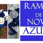 Ramos de novia en tonos azules para una boda elegante y sofisticada