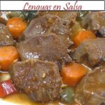 Receta de lengua de cerdo en salsa sabor casero irresistble