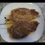 Receta fácil para chuletas de aguja en salsa de vino