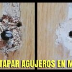 Tapar agujero puerta madera guía rápida y efectiva