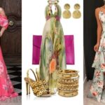 Vestido de fiesta largo con estampado floral: ¡Elegancia y frescura en un solo diseño!