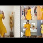 Vestido mostaza para lucir radiante en una boda de día