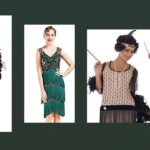 Vestidos de estilo Charleston para lucir en bodas con mucho glamour